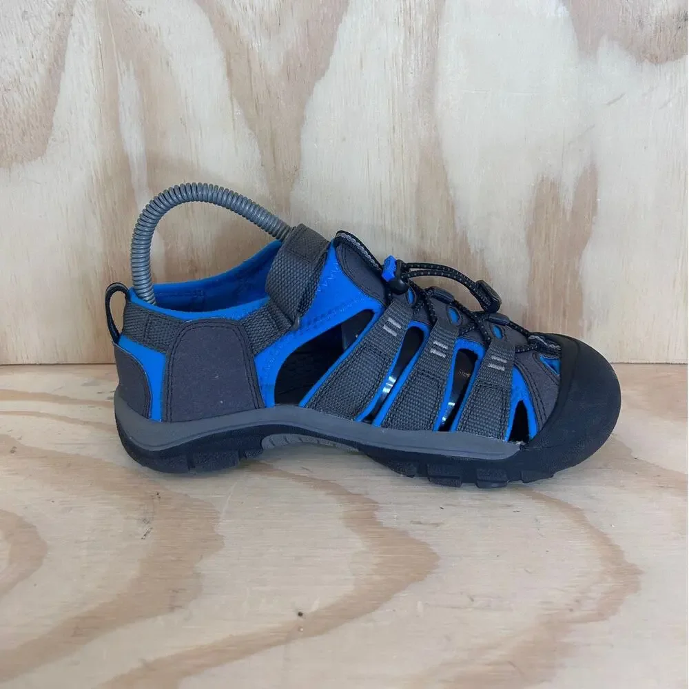 Keen - Newport H2 - Hiking Sandals - Gray/Blue - Big Kids - 4 - 1022839